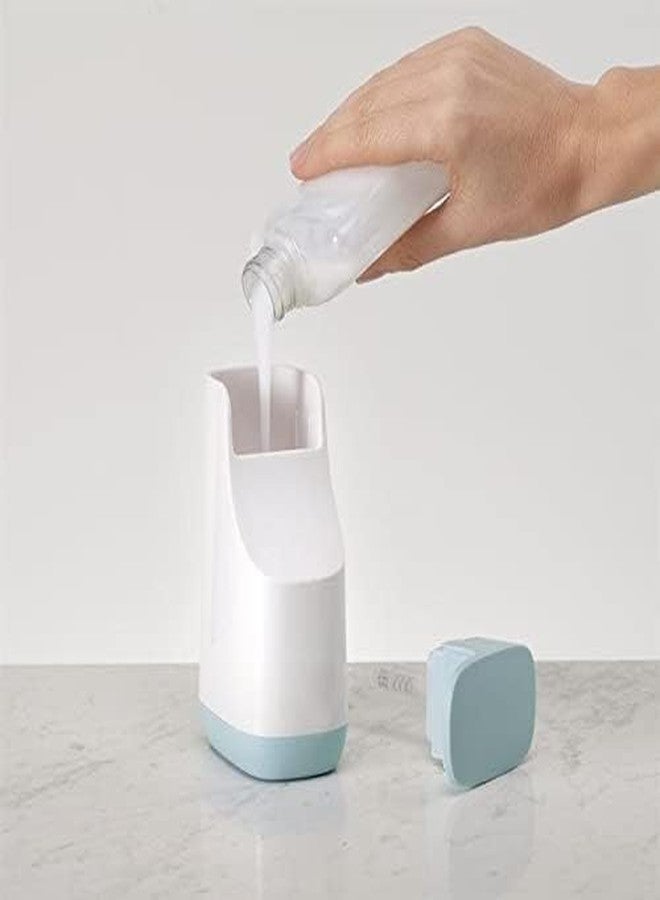Homava Slim Liquid Soap Dispenser for Sink, Compact and Elegant Design, Capacity of 12 Ounces | 14.1 X 9.1 X 6.2 CM | Multicolor - Image 2